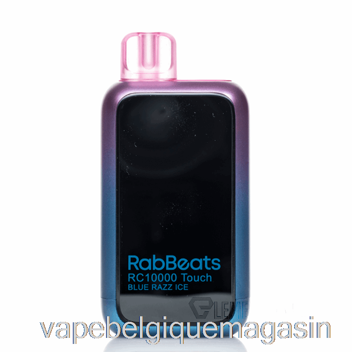 Vape Shop Bruxelles Rabbeats Rc10000 Touch Jetable Bleu Razz Ice